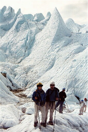 Matanuska Glacier trekkers